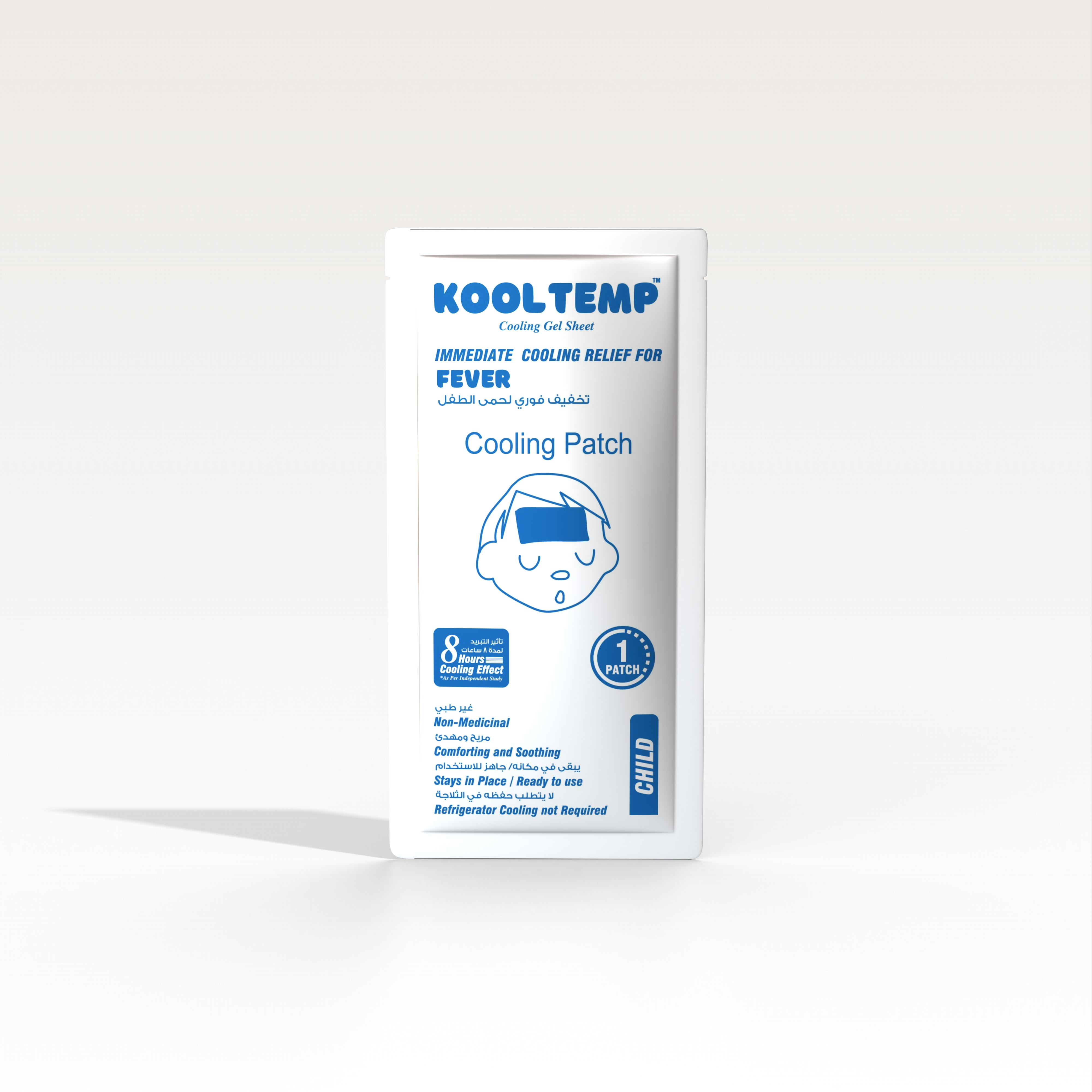 Kool Temp - Cooling sheets for Fever. (6's pack for Children above 2yrs)