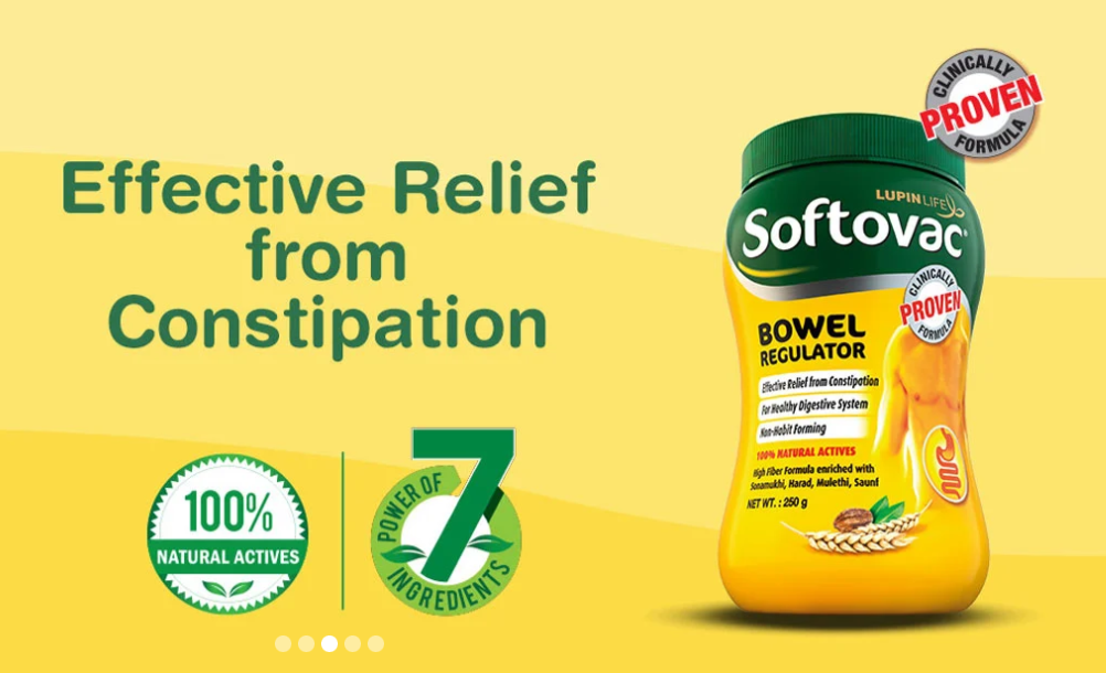 Softovac- Bowel regulator (natural laxative) 100 gm