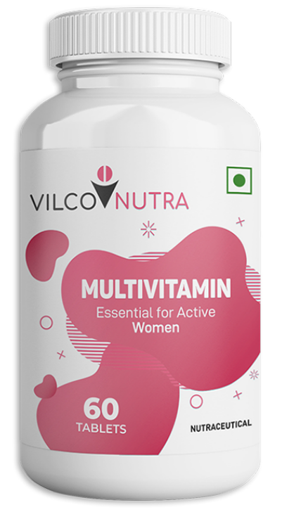 Vilco Nutra Women’s Multivitamin – Daily Energy, Immunity & Wellness Support (60 Tablets)