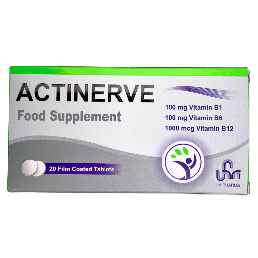 ActiNerve Food Supplement – Nerve & Energy Support 20 tablets