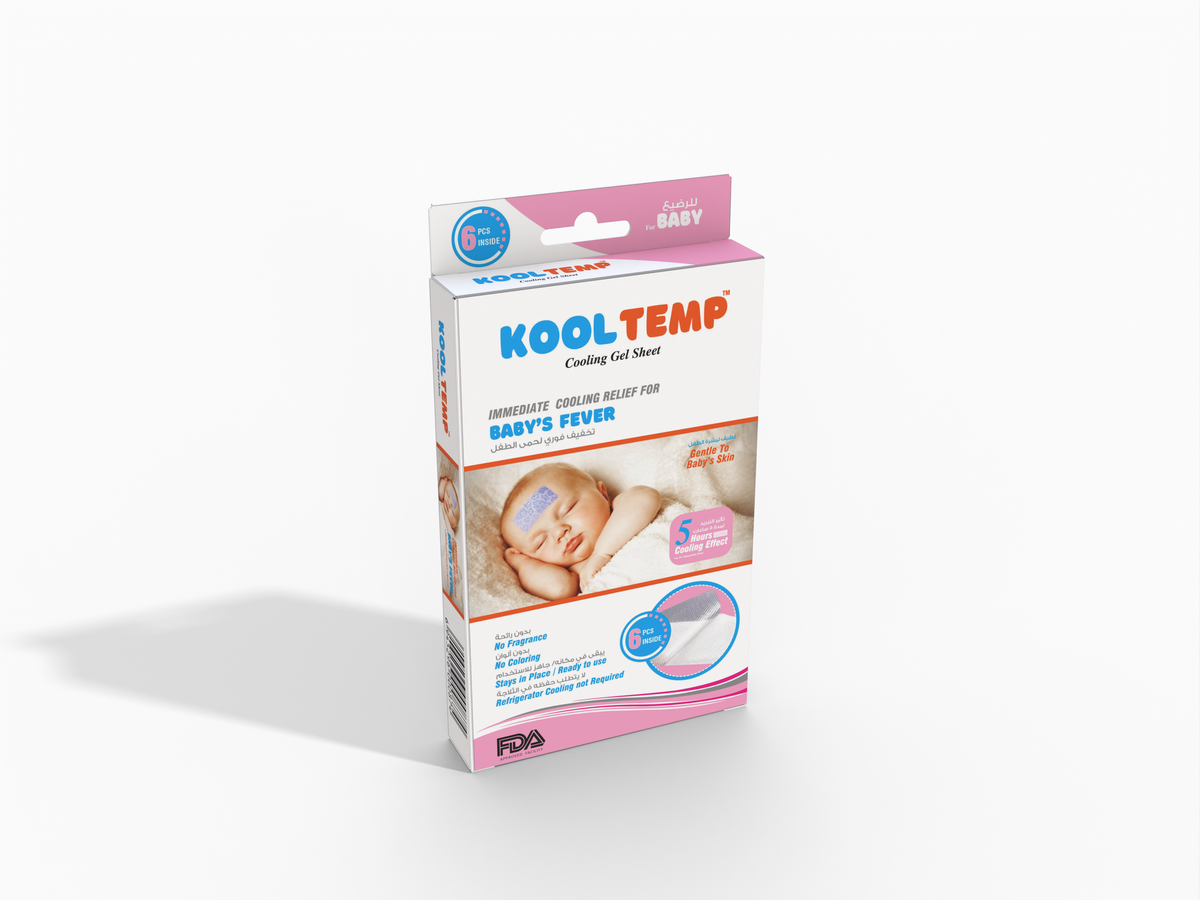 Kool Temp Gel Sheets for migraine and fever – GhuzlanMed
