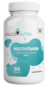 Vilco Nutra Men’s Multivitamin – Daily Energy, Immunity & Vitality Support (60 Tablets)