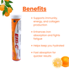 Effi-C Effervescent Vitamin C 1000 mg Tablets – Orange Flavor